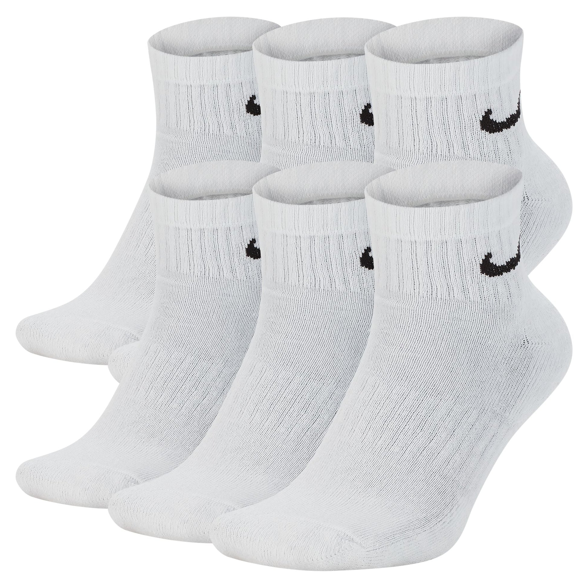 Nike Men's Everyday Cushioned 6-Pack Ankle Socks - White Denim Exchange