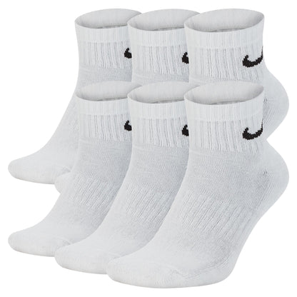 Nike Men's Everyday Cushioned 6-Pack Ankle Socks - White Denim Exchange