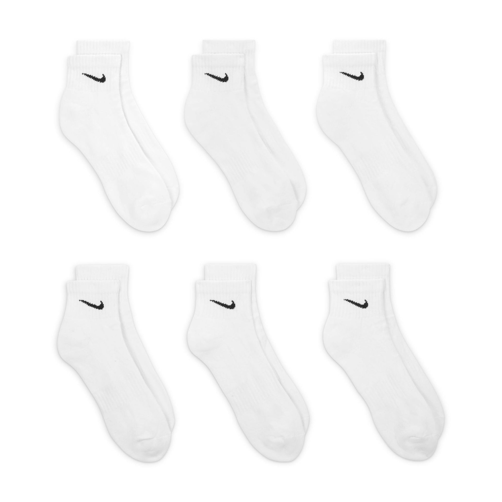Nike Men's Everyday Cushioned 6-Pack Ankle Socks - White Denim Exchange