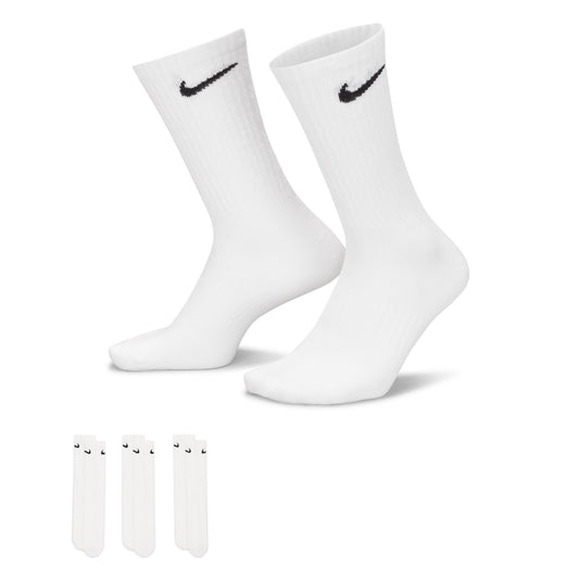 Nike Everyday Lightweight Crew Socks 3-Pack - White Denim Exchange