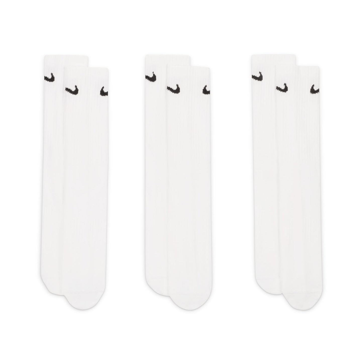 Nike Everyday Lightweight Crew Socks 3-Pack - White Denim Exchange