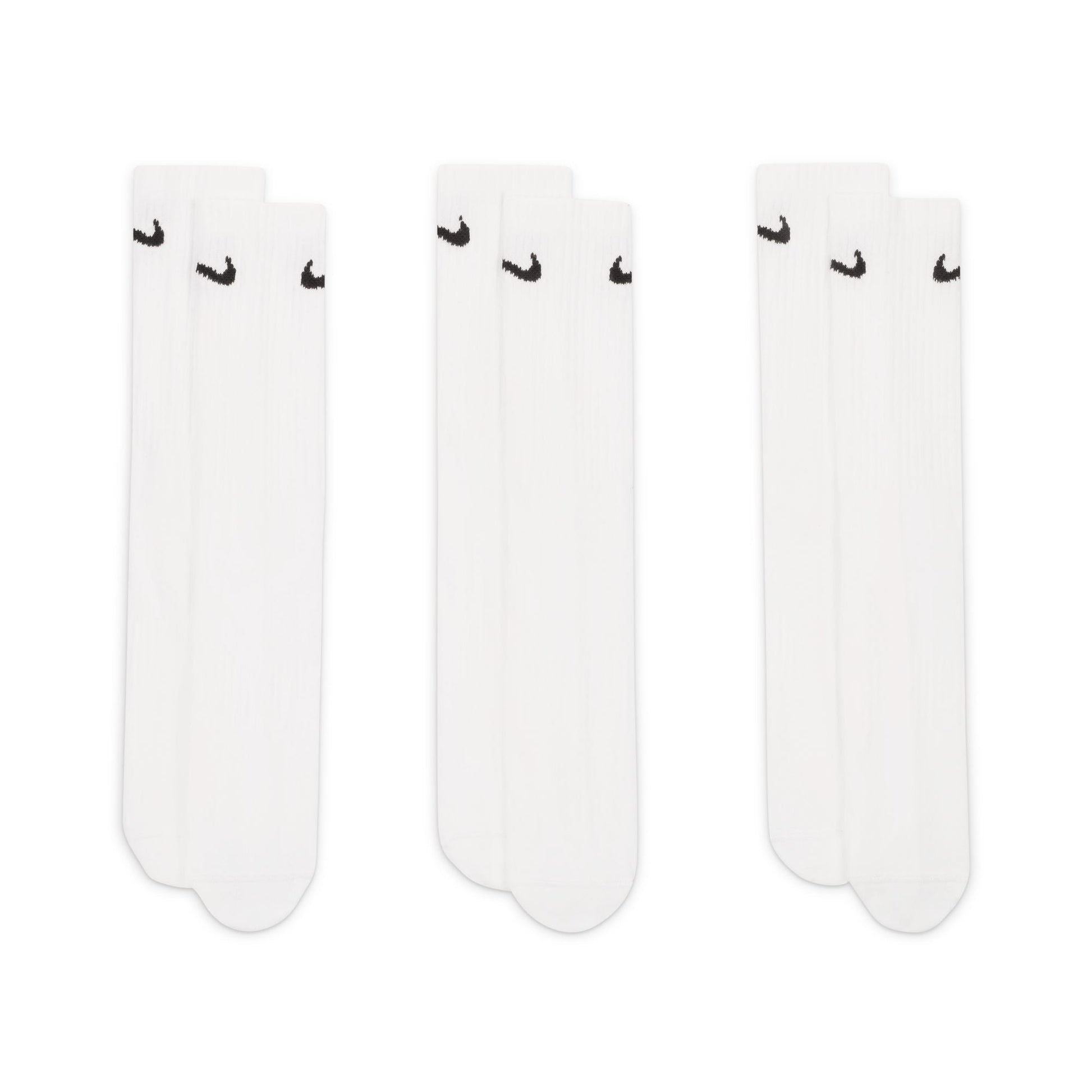 Nike Everyday Lightweight Crew Socks 3-Pack - White Denim Exchange