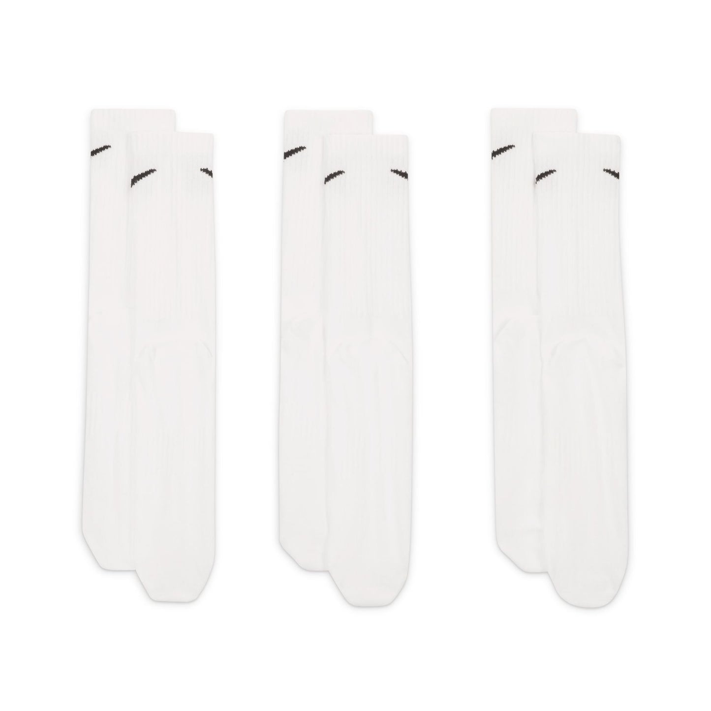 Nike Everyday Lightweight Crew Socks 3-Pack - White Denim Exchange