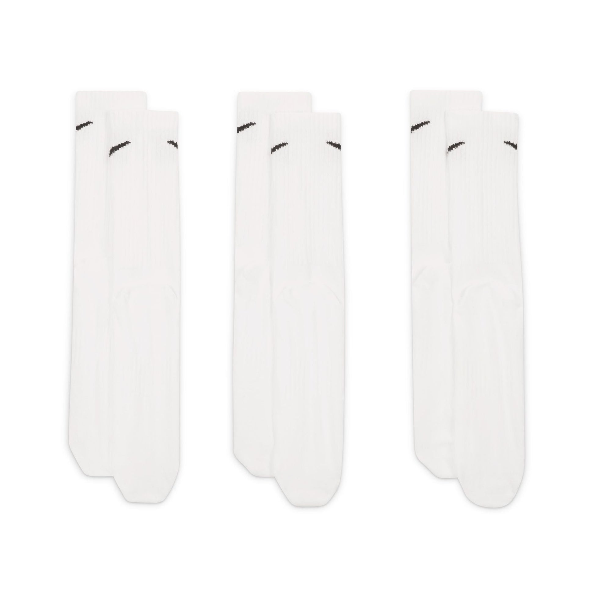 Nike Everyday Lightweight Crew Socks 3-Pack - White Denim Exchange