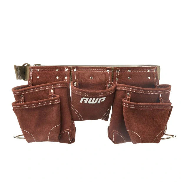 AWP 1L-494-2 Suede Leather Tool Apron VM Hardware