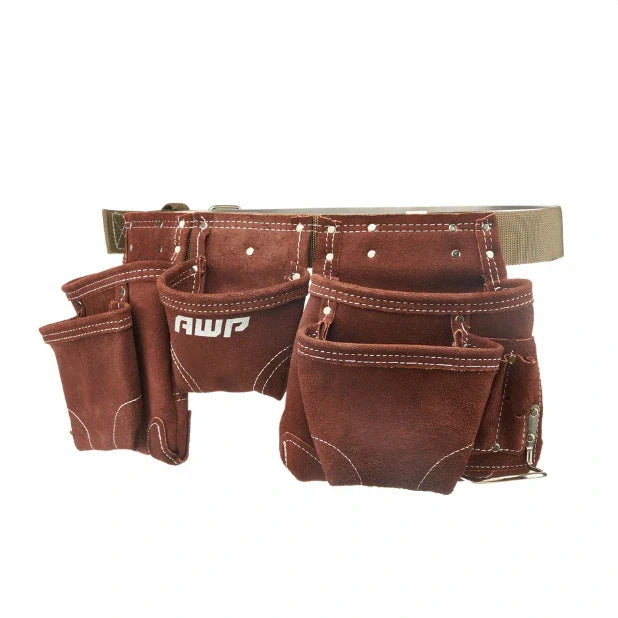 AWP 1L-494-2 Suede Leather Tool Apron VM Hardware