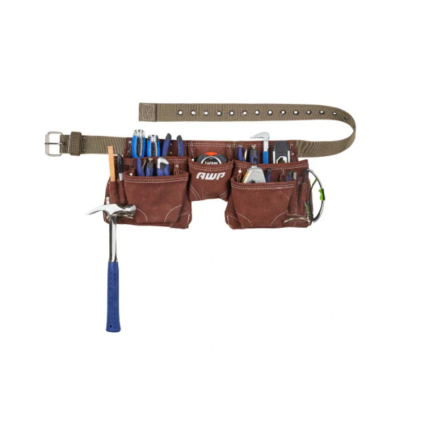 AWP 1L-494-2 Suede Leather Tool Apron VM Hardware