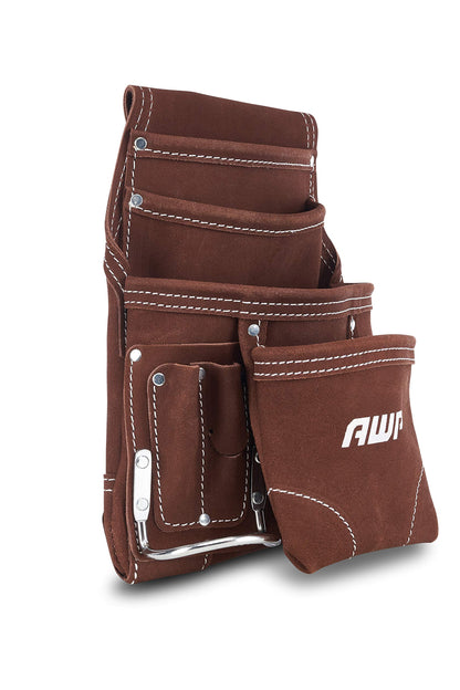 AWP 1LS-688-2 Suede Leather Tool Pouch VM Hardware