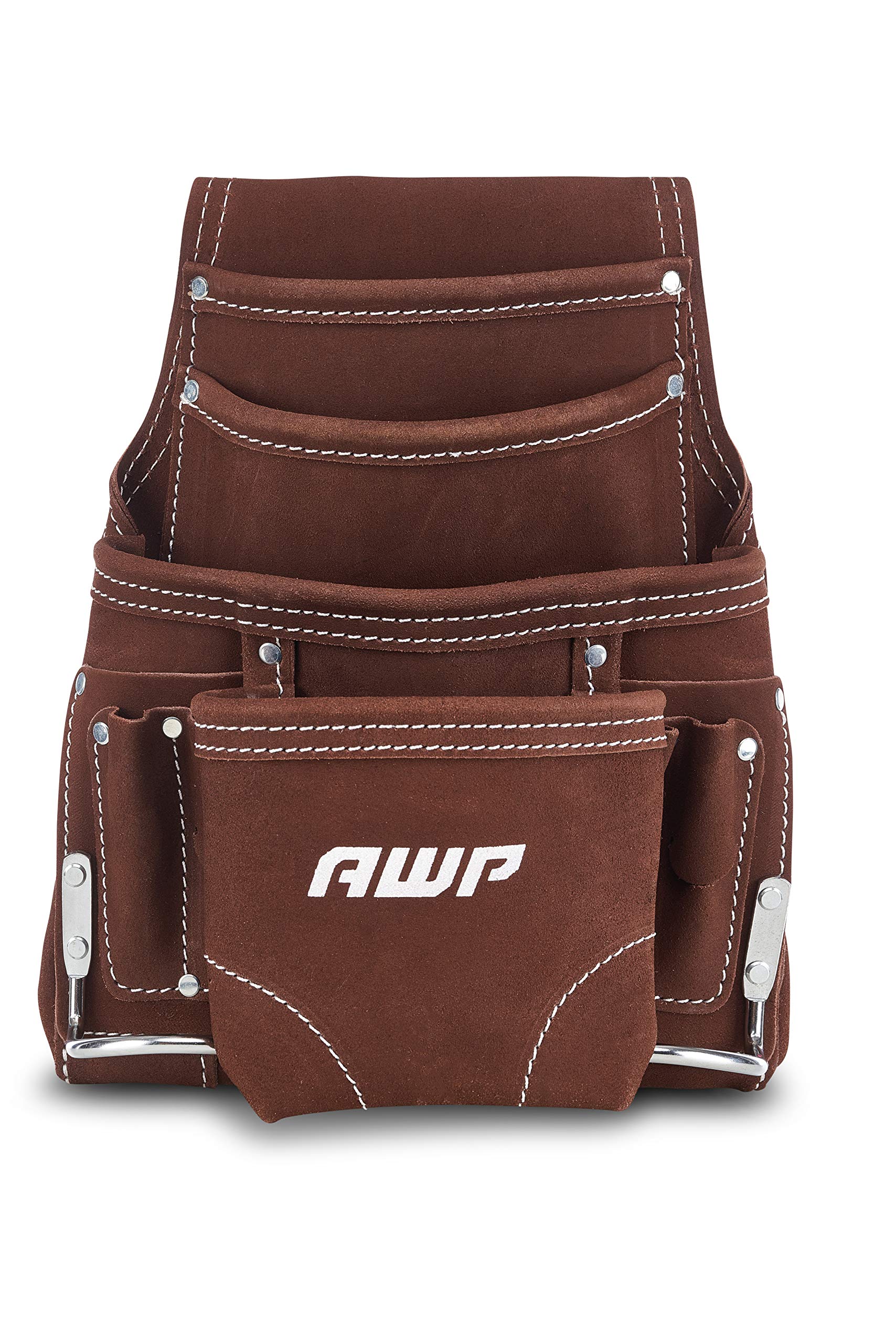 AWP 1LS-688-2 Suede Leather Tool Pouch VM Hardware