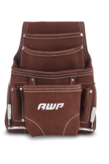 AWP 1LS-688-2 Suede Leather Tool Pouch VM Hardware