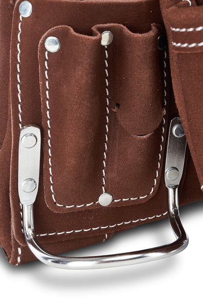 AWP 1LS-688-2 Suede Leather Tool Pouch VM Hardware