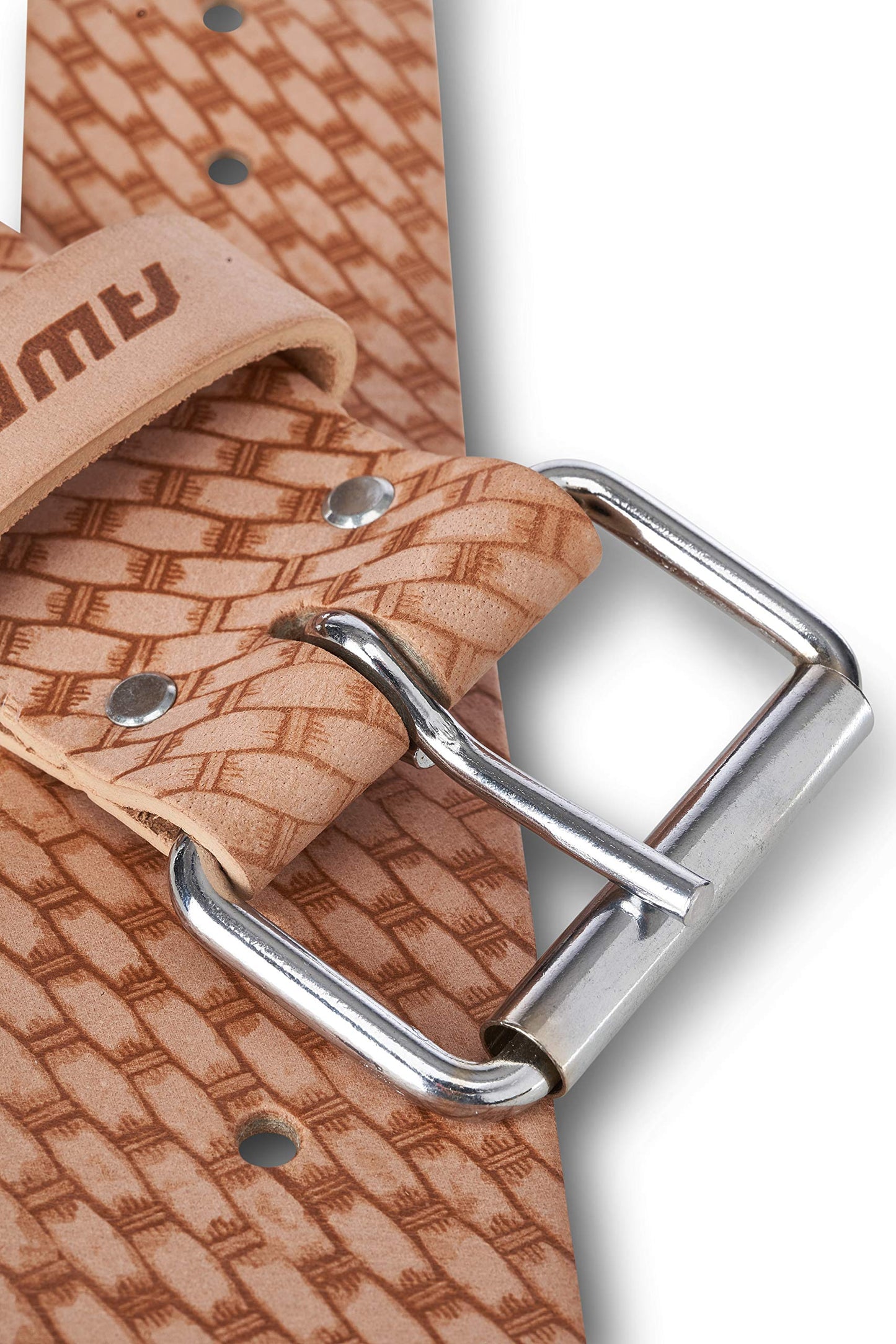 AWP L-603-L-1 Saddle Leather Work Belt VM Hardware