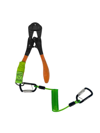 Frontline TLC05 ToolGrip Coil Tool Tether 5 lbs with Double Self-locking Aluminum Carabiner VM Hardware