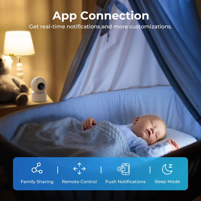IMILAB Baby Monitor Indoor Security Camera with AI Detection Night Vision 2-Way Audio 360° PTZ Compatible with Xiaomi Home App Pi-Mart