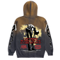 Abandon Full Zip Up Hoodie Black