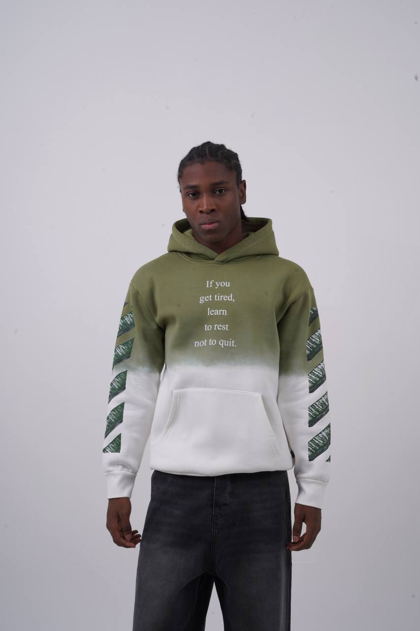 Abstract Geometric Graphic Oversized Hoodie Withinblack