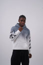 Abstract Geometric Graphic Oversized Hoodie Withinblack