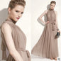 Bohemian Halter Neck Maxi Chiffon Beach Dress