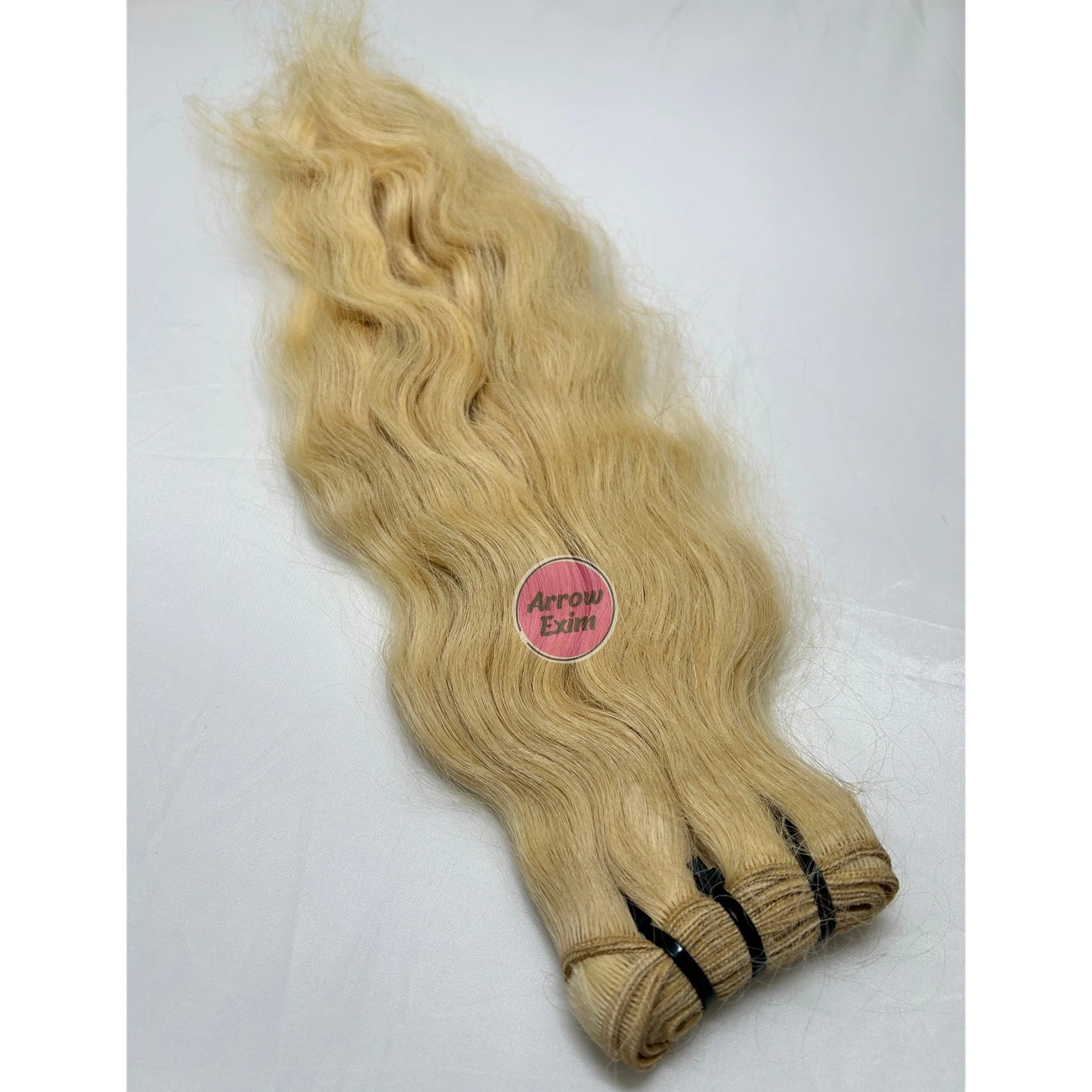 Wholesale 100% Natural Blonde Curly Remy Human Hair Extensions 10A Machine Double Weft Single Drawn Ends Bulk Export Supplier NovaCart