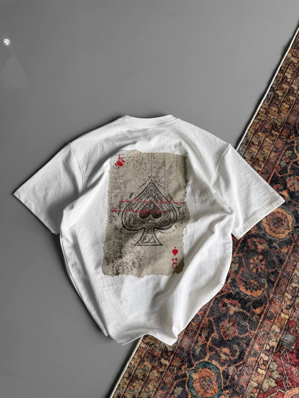 Ace of Spades Graphic T-Shirt – Playing Card Cotton Tee Withinblack