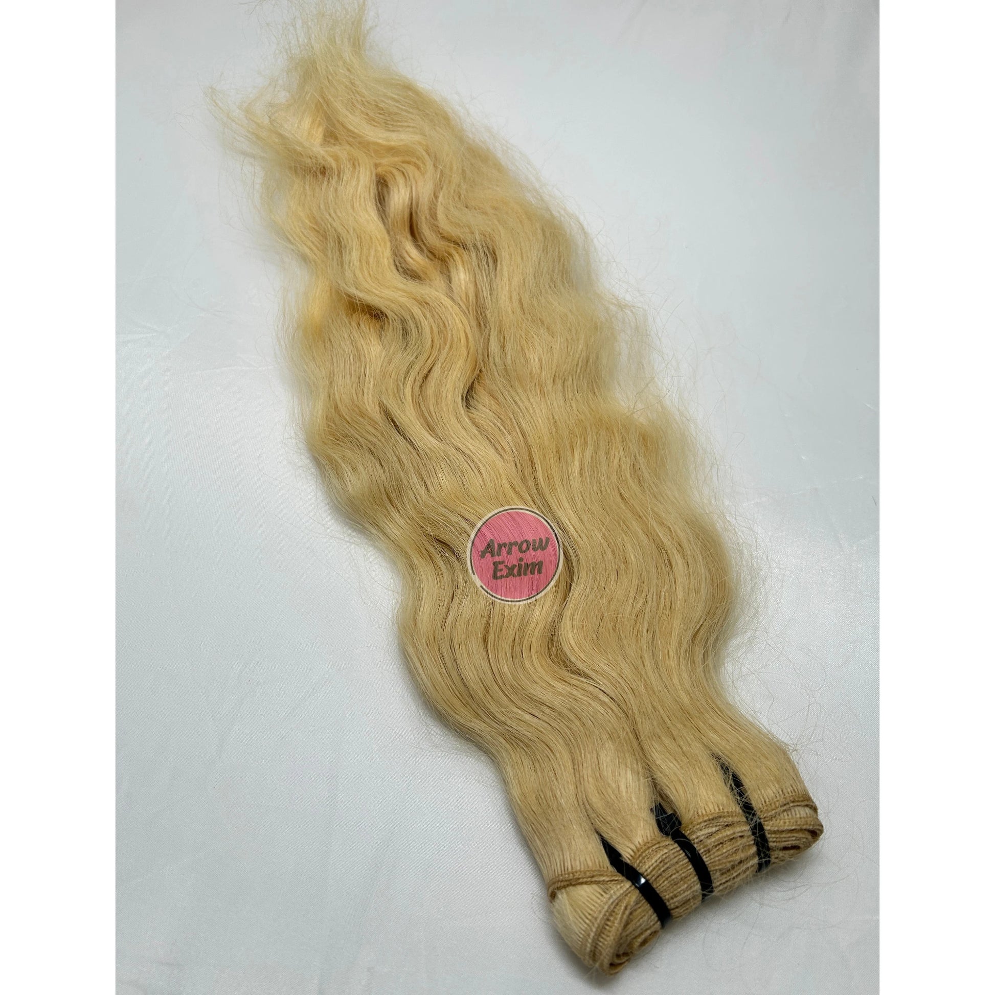 Wholesale 100% Natural Blonde Curly Remy Human Hair Extensions 10A Machine Double Weft Single Drawn Ends Bulk Export Supplier NovaCart