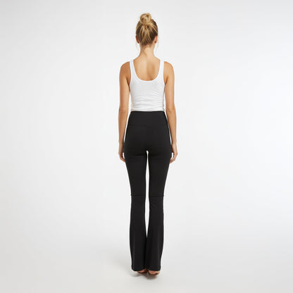 Alexa White Scoop Neck Tank Auragen