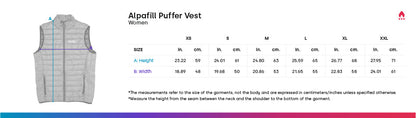 Women's Alpafill Puffer Alpaca Vest Purely Alpaca