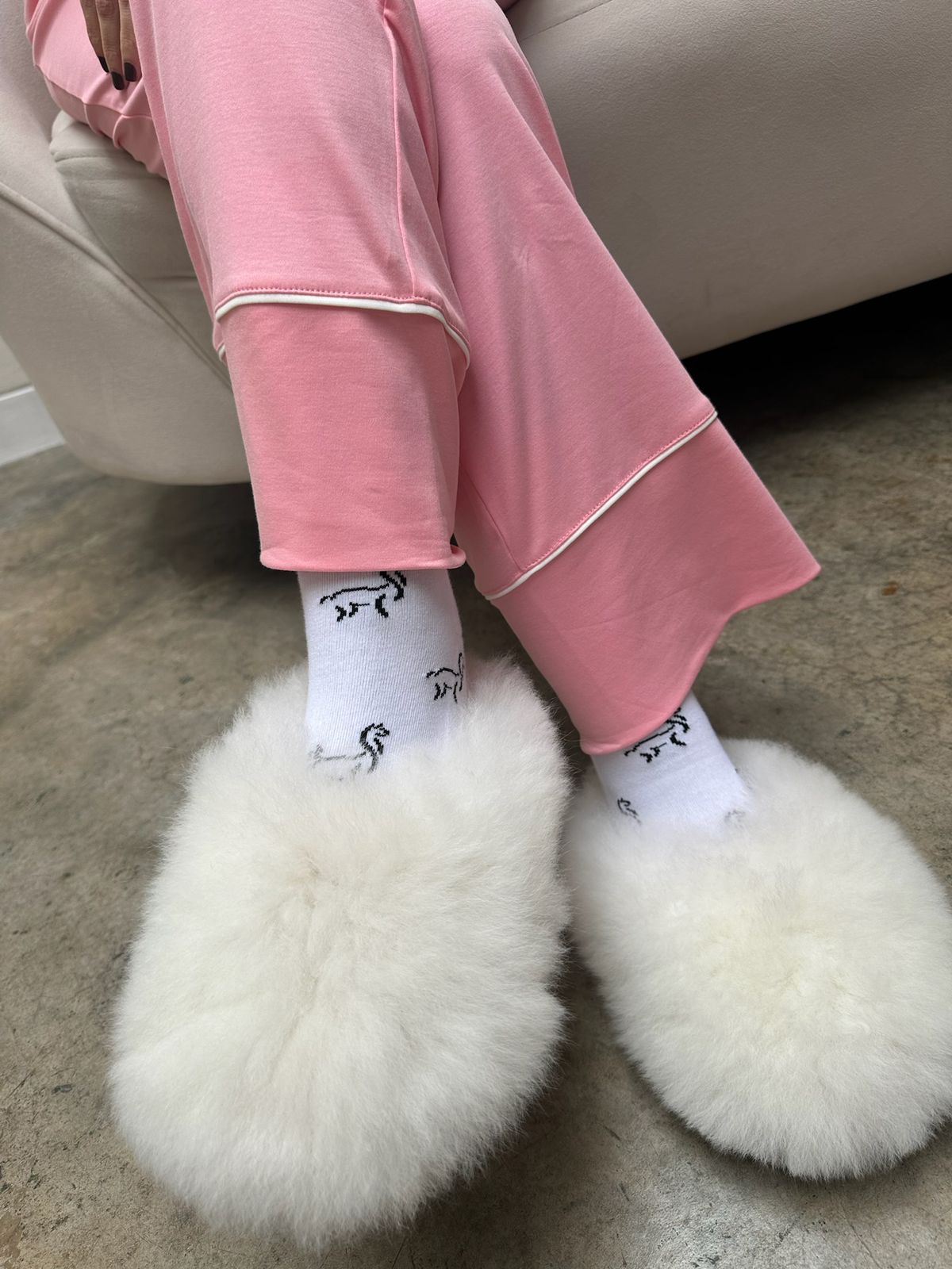 Alpuffas - Genuine Alpaca Slippers Simoné Sleepwear USA