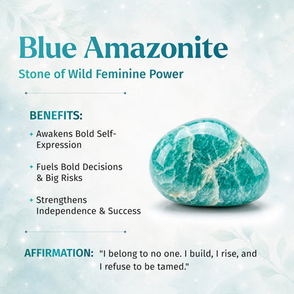 Empire of Her Own – Premium Blue Amazonite Bracelet Conscious Items