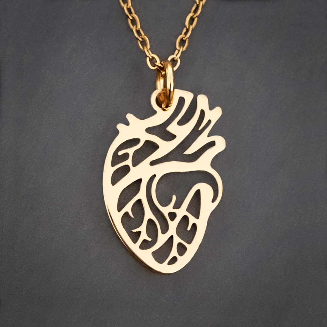 Anatomical Heart Necklace Princess Awesome & Boy Wonder
