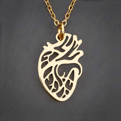 Anatomical Heart Necklace Princess Awesome & Boy Wonder