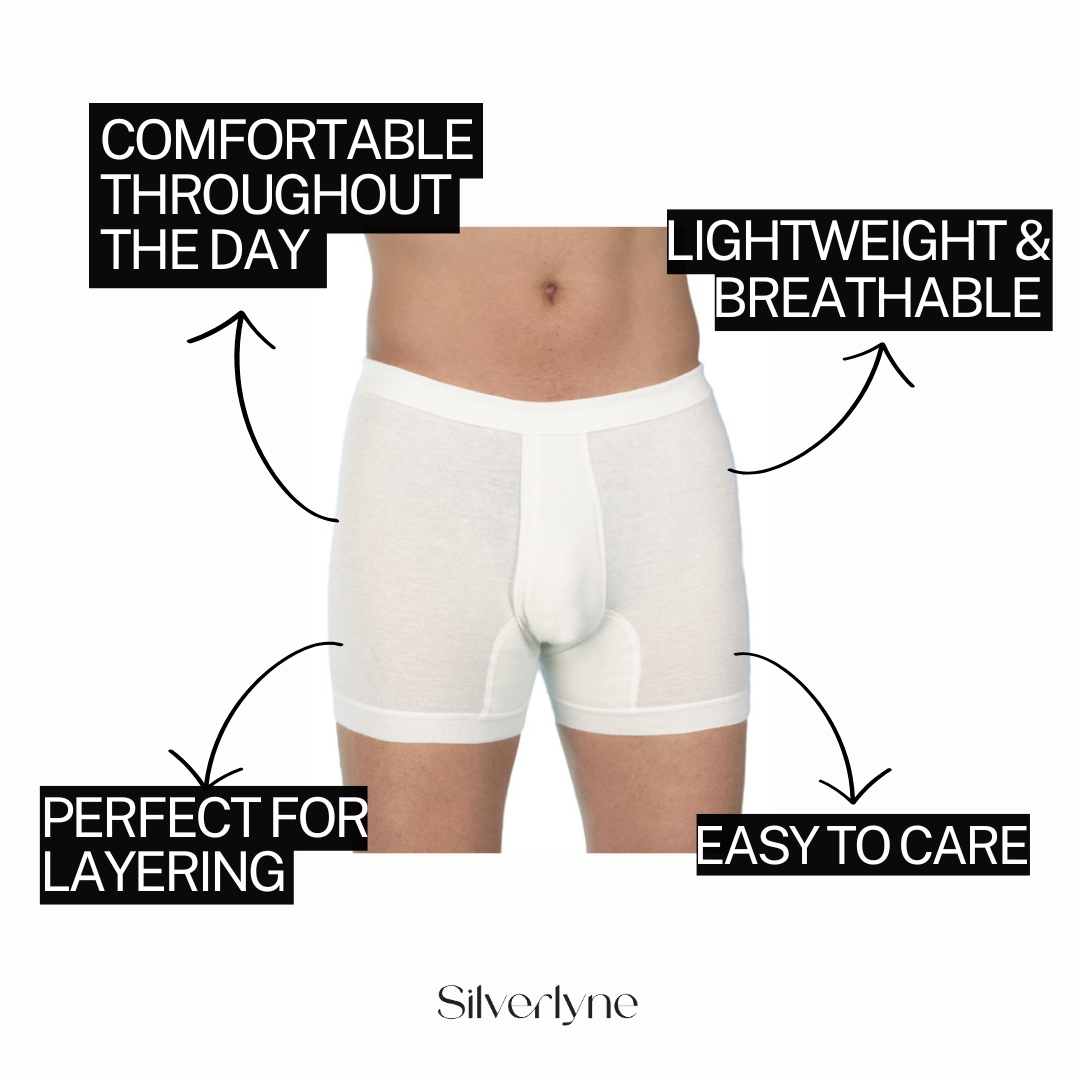 Angora and Wool | Base layer shorts (Men's) Silverlyne