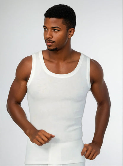 Angora and Wool | Sleeveless base layer shirt (Men's) Silverlyne