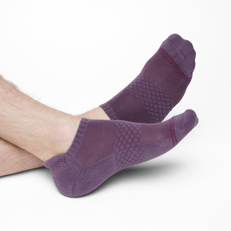 Orchid Purple Ankle Socks DeadSoxy