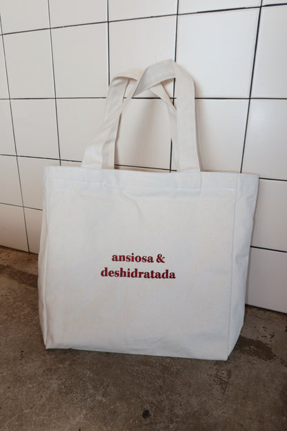 Ansiosa & Deshidratada Tote Bag JZD