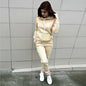 Hooded Sweatshirt Set with Matching Pants