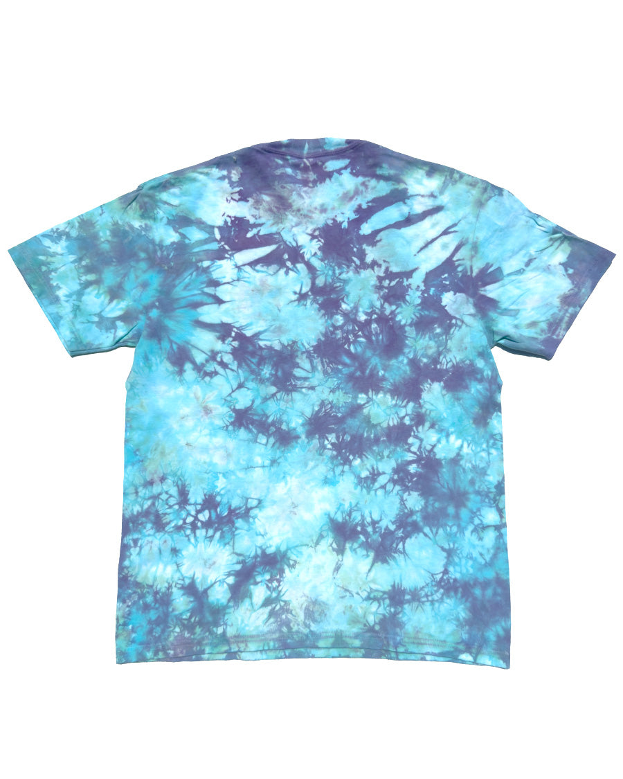 CRYSTAL DYED T-SHIRT Aqua Jazz Keep Company