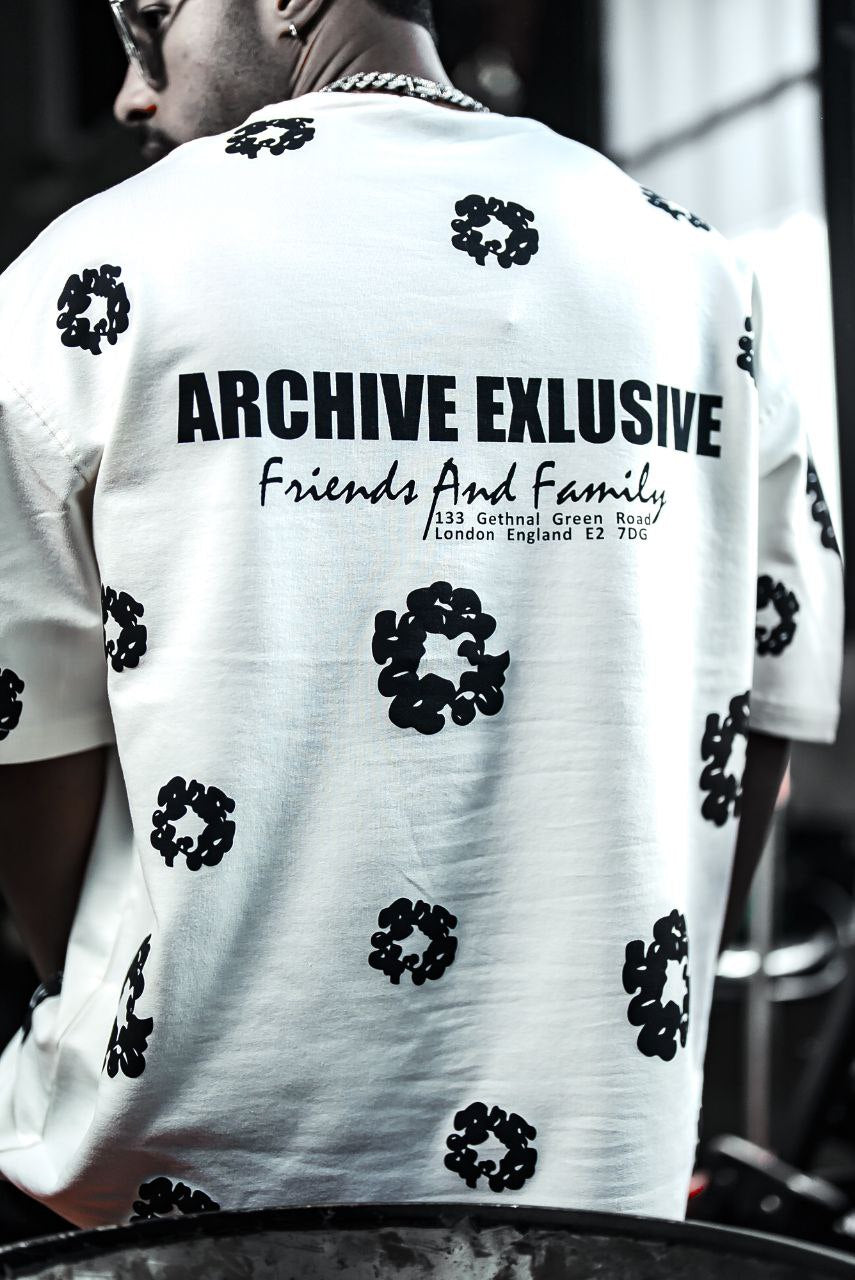 Archive Exclusive Friends and Family Graphic Cotton Tee Withinblack