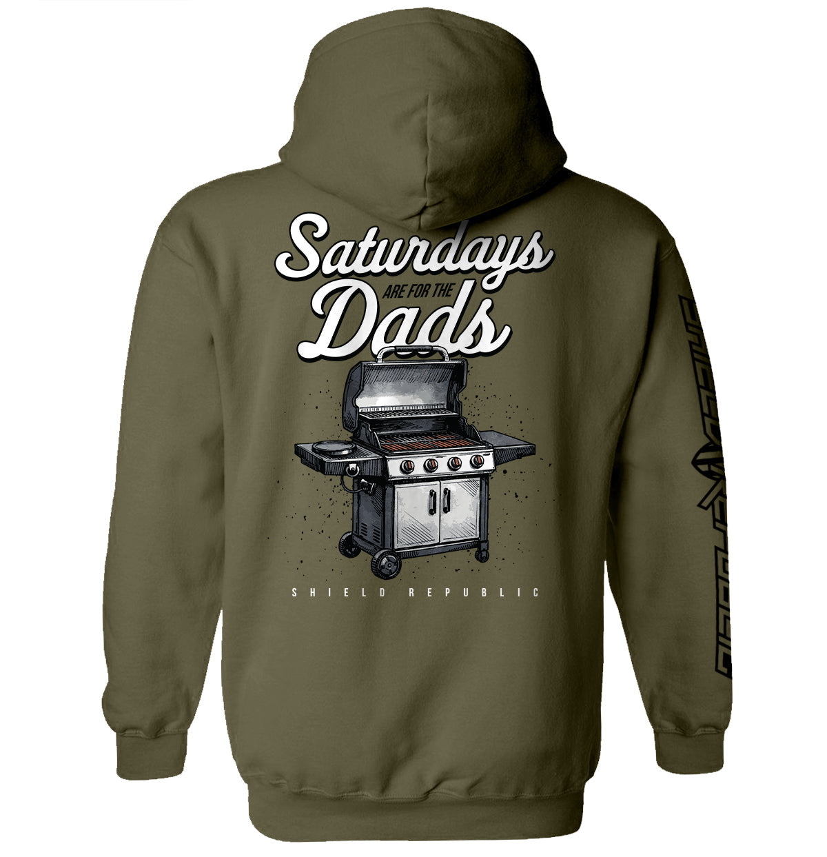 Saturdays Are For The Dads Grill Shield Republic