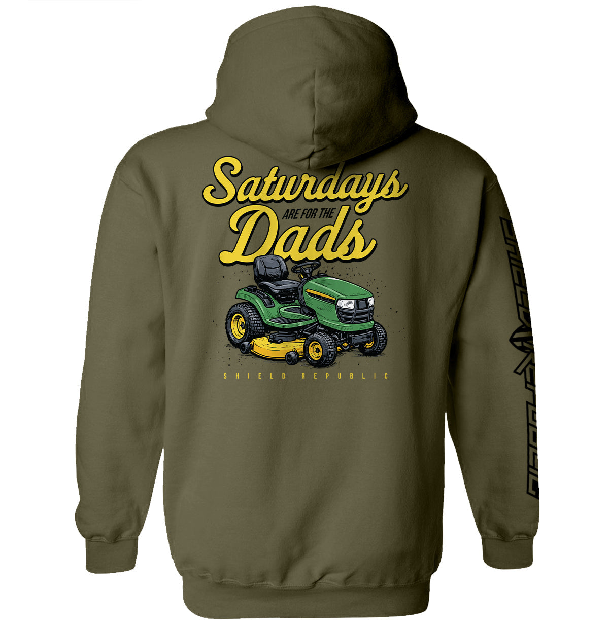Saturdays Are For The Dads Mower Shield Republic