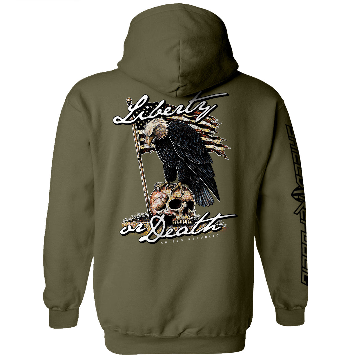 Liberty or Death Eagle Shield Republic