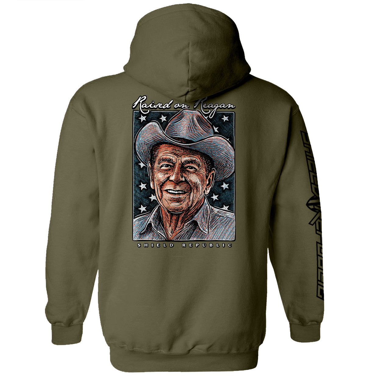 Raised on Reagan Shield Republic