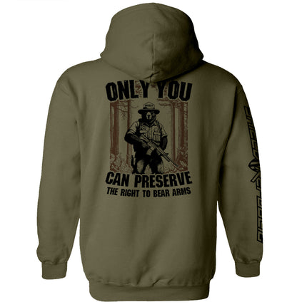 Only You can Preserve the the Right to Bear Arms Shield Republic