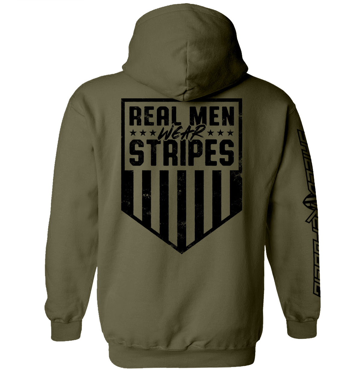 Real Men Wear Stripes (Back Print) Shield Republic
