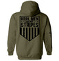 Real Men Wear Stripes (Back Print) Shield Republic