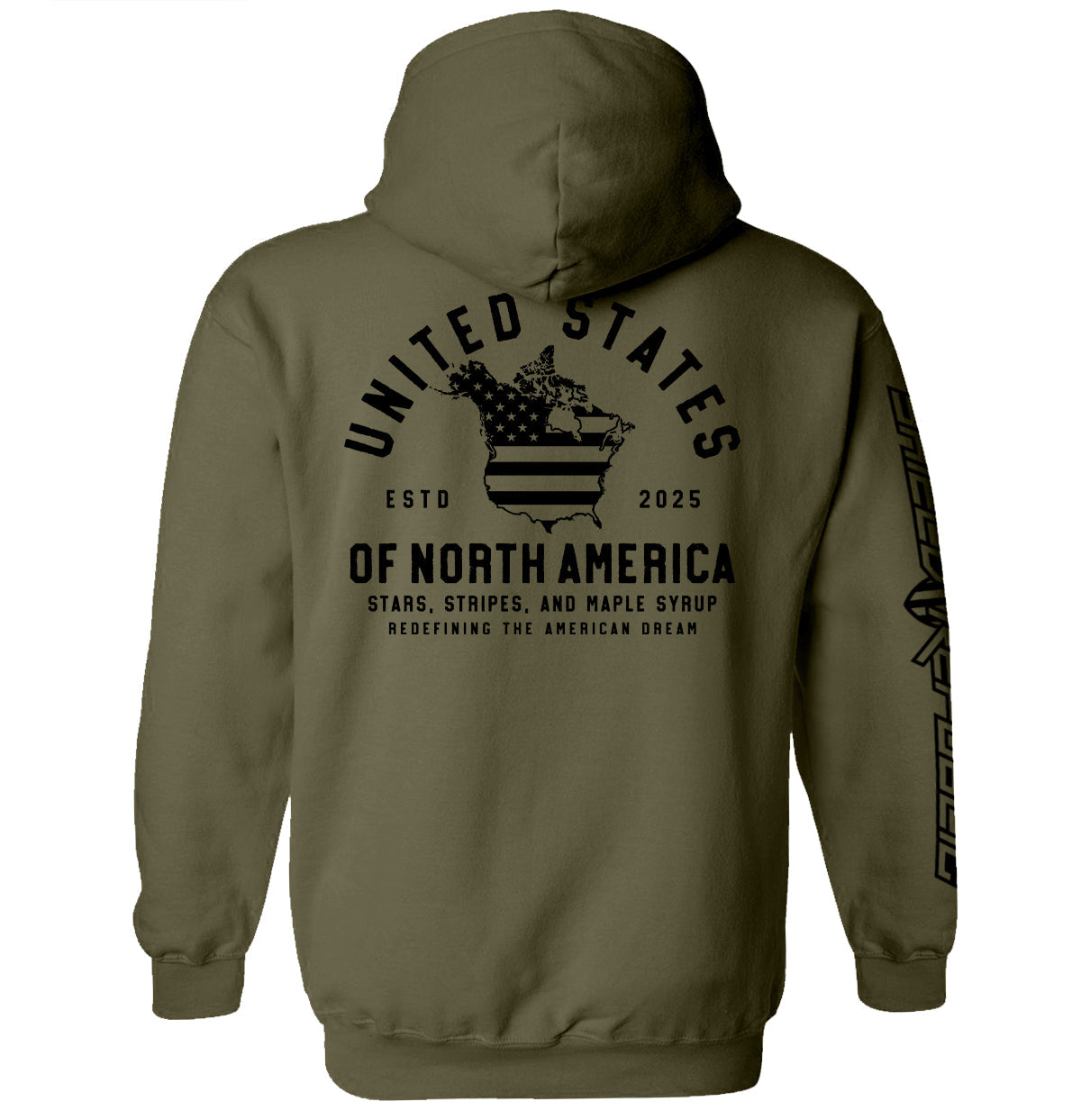 The United States of North America (Black) Shield Republic