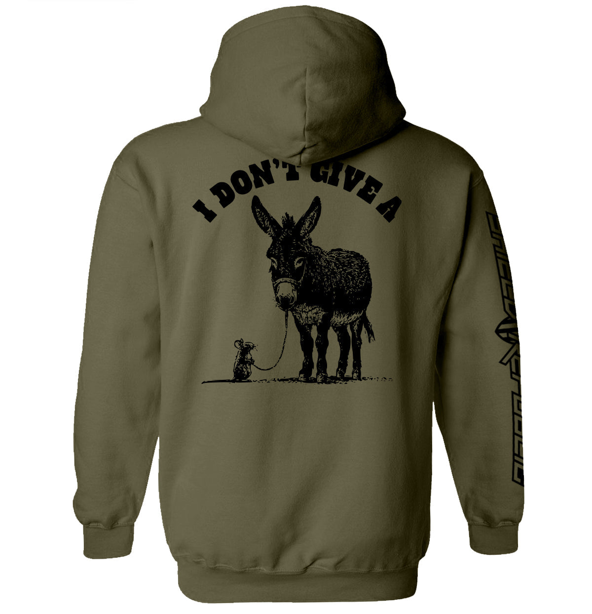 I Don't Give A Rat's Ass (Back Print) Shield Republic
