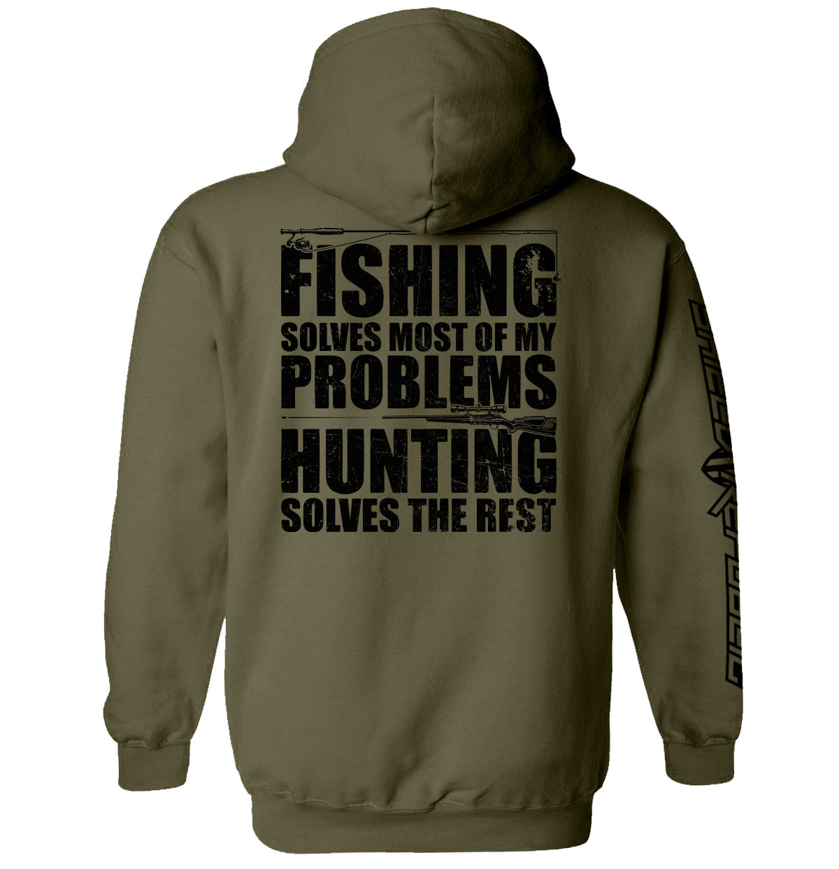 Fishing Solves Most Of My Problems Shield Republic
