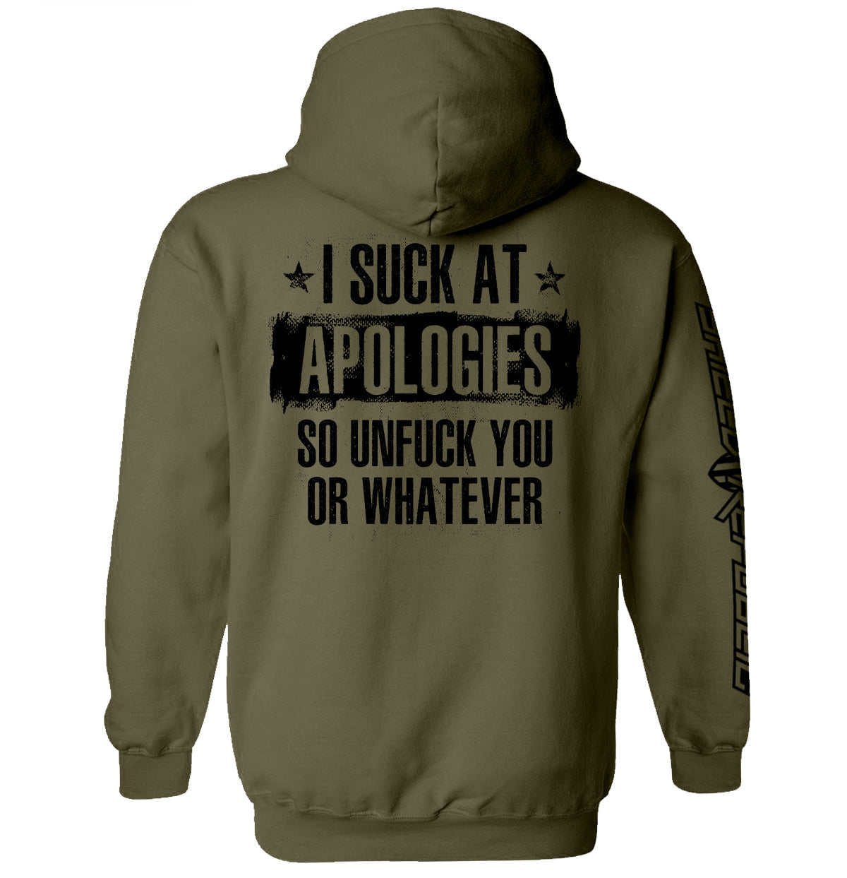 I Suck at Apologies Shield Republic