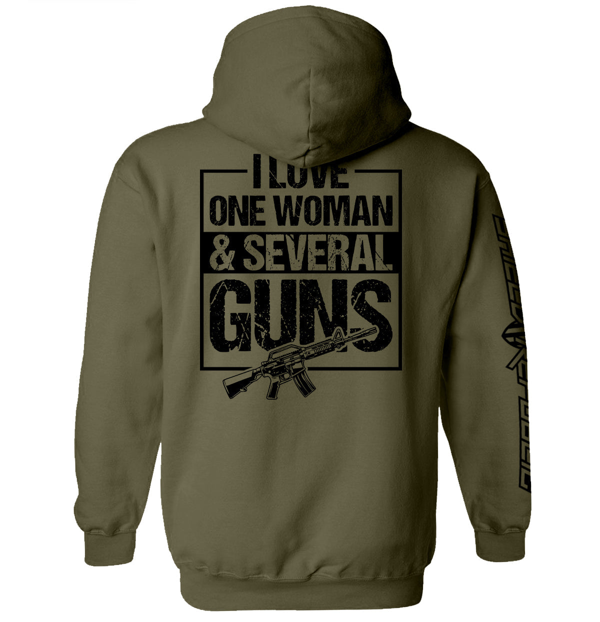 I Love One Woman & Several Guns Shield Republic
